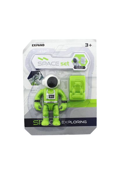 LiderGlobal Green Astronaut Figure with Bag
