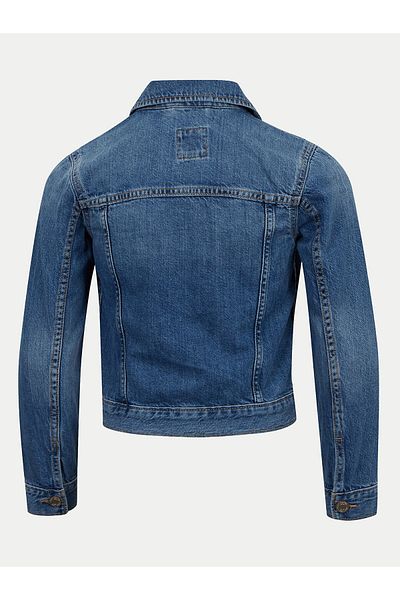 GAP Jachetă denim pentru fete 620681 albastră