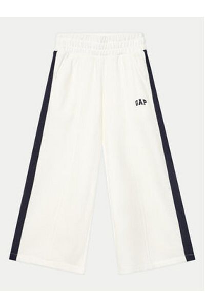 GAP Pantaloni de trening pentru fete 745910-00 Albi