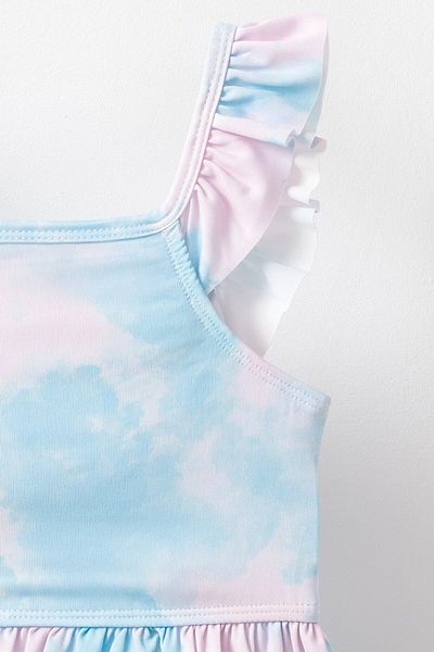 Banamio Costum de baie pentru fete cu model Ruelle Tie Dye