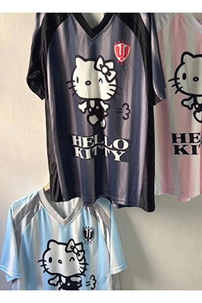 Genel Markalar Hello Kitty Unisex Jersey Mavi Forma