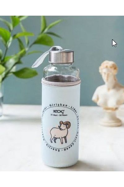 TEKNO İSTANBUL Tekno Istanbul Burç Flask with Case 400 ml Aries Blue - Thn74770