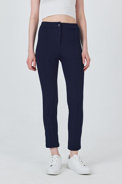 Rays Laci High Waist Rib Stitching Detailed Leggings Trousers 6875A