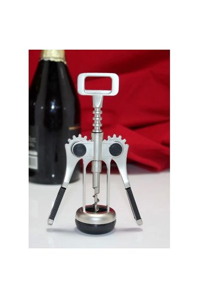storeks Stainless Steel Corkscrew Wine Opener Model 4