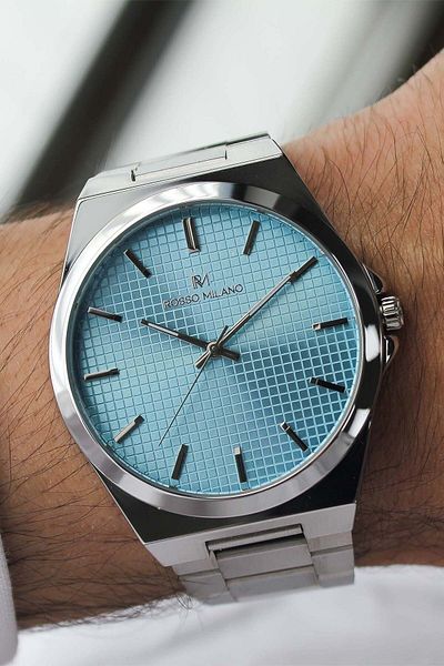 Rosso Milano Rm612631A4 Men's Wrist Watch with Steel Cord