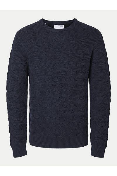 Selected Homme selected homme Men's Sweater 16094503 Navy blue