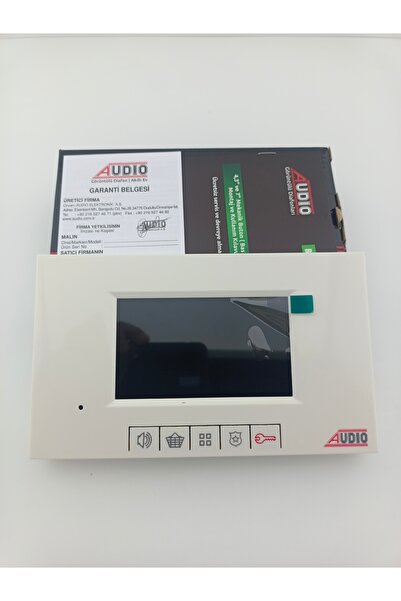 AUDİO Audio 001140 Star 4.3'' Beyaz Görüntülü Diafon