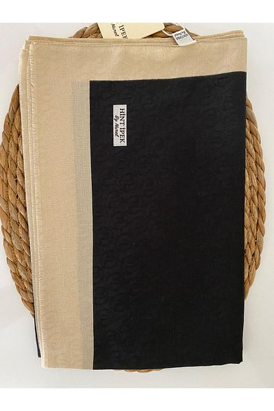 Şehr i sultan Indian Silk Monogram Shawl with Clip Gift