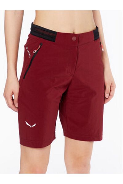Salewa Women's Material Shorts 00-0000028602 Burgundy