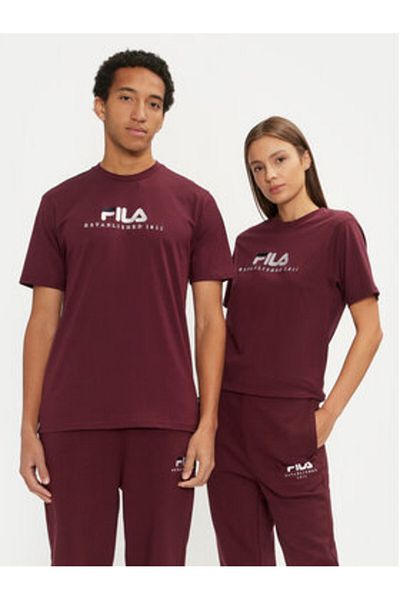 FILA Unisex T-Shirt FAU0147 Burgundy