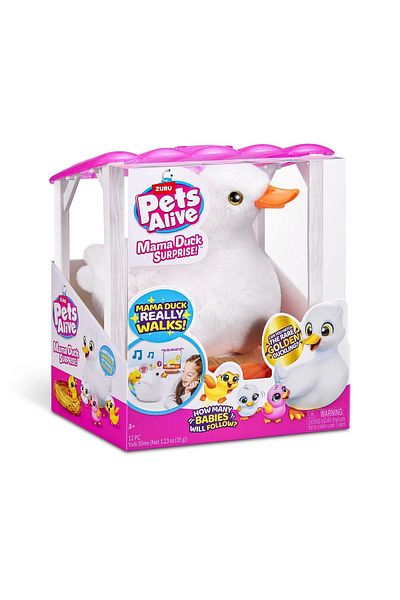 LiderGlobal Pel03000 Pets Alive Mother and Baby Ducks