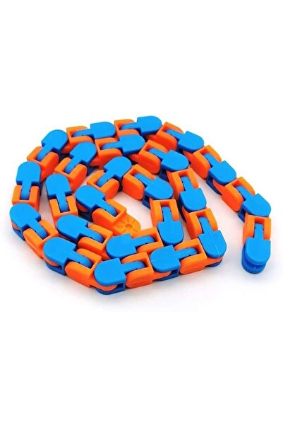 Flippy Jucarie Senzoriala Antistres, Flippy, Fidget Toys, Puzzle de Imbinat Tip Sarpe, 24 Piese, +3 Ani, Po