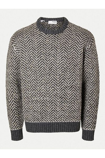 Selected Homme Men's Sweater 16094589 Gray