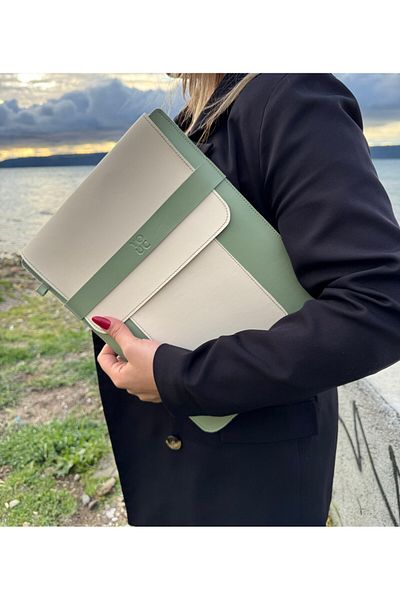 YOUC Design MacBook Pro Air Waterproof Laptop Case 13' 14' 15' inch Notebook Vegan Artificial Leather Bag