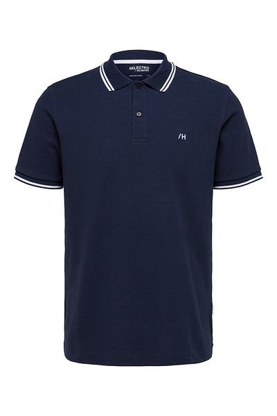 Selected Homme Polo bărbătesc 16087840 Albastru marin