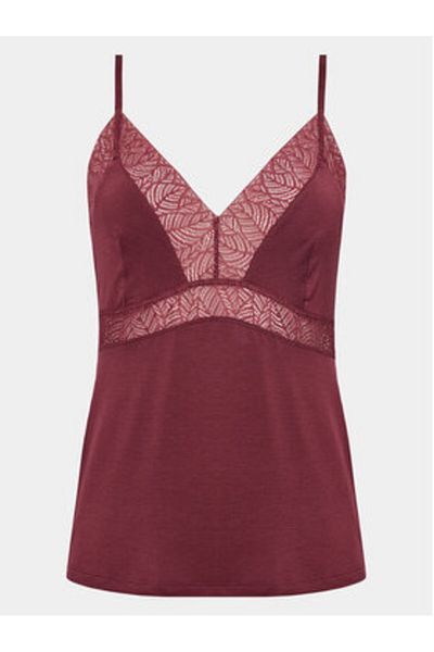 Femilet Women's Pajama T-shirt FNA510 Burgundy