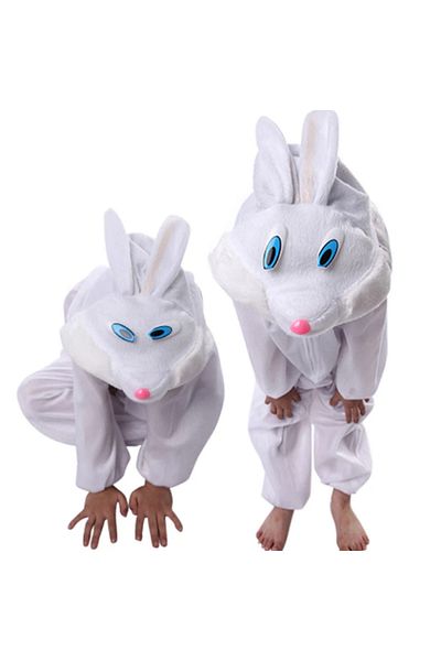 Findit Costume for Children Rabbit White Color 2-3 Years 80 cm (2818)