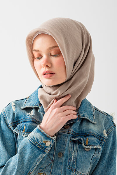 Wega Moda 2-х шарова бавовняна шарф, натуральний і стильний вигляд, жакардова бавовняна шарф, м'яка бавовняна шарф.