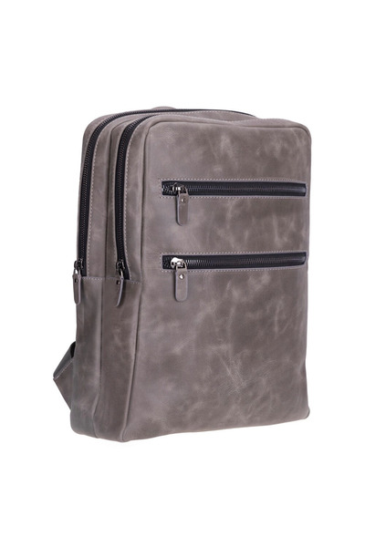 CPU ELEKTRONİK Hidden Castle Leather Backpack Antique Gray