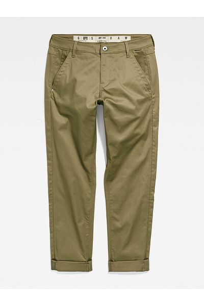 G-STAR RAW Pantaloni chino pentru femei G-Star Raw D22539-C072 Verzi