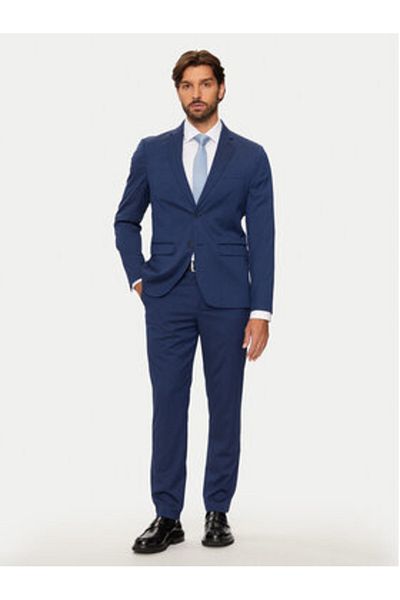 Selected Homme Pantaloni de costum bărbătești 16092419 albaștri