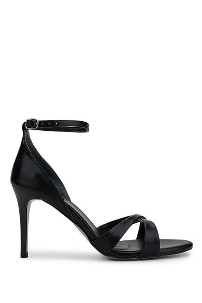Tamer Tanca Women's Vegan Black Heeled Shoes