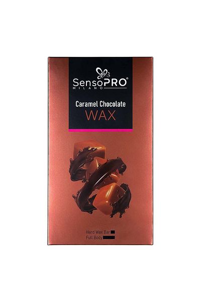 SensoPRO Milano Caramel Chocolate Elastic Hair Removal Wax, 400g