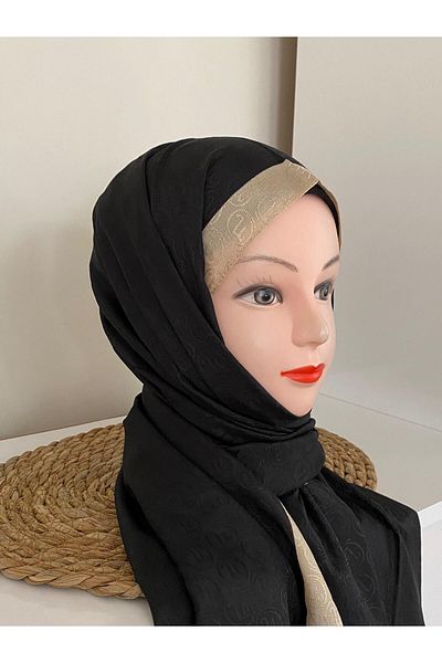 Şehr i sultan Indian Silk Monogram Shawl with Clip Gift