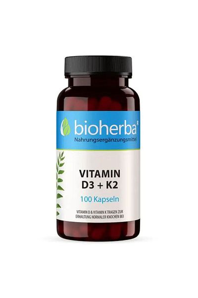 bioherba Vitamin D3 + K2 100 Caps