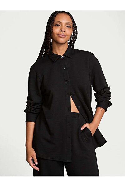 Victoria's Secret Kalın Pamuklu Polar Oversize Gömlek