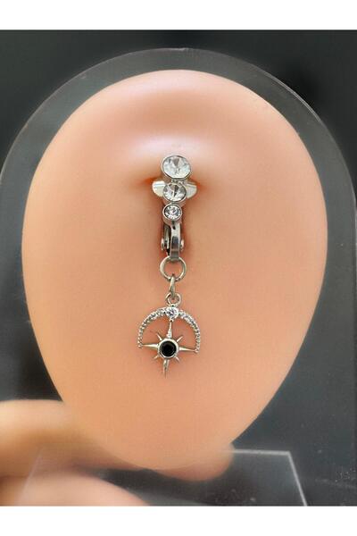 Arescollection DELİKSİZ ( DELİK GEREKTİRMEYEN) KLİPSLİ SIKIŞTIRMALI GÖBEK PİE...