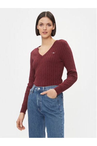 Gant Women's Sweater 4800101 Burgundy