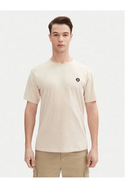 Indicode Tricou bărbătesc INCARLSIN 41-121 bej