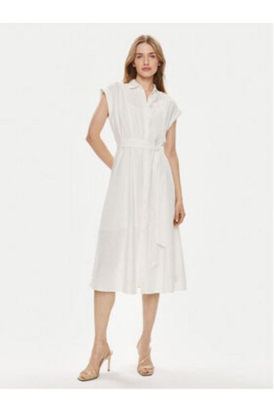 GAP Rochie tip cămașă pentru femei 857655 Ecru