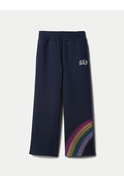 GAP Pantaloni de trening pentru fete 541968-01 bleumarin