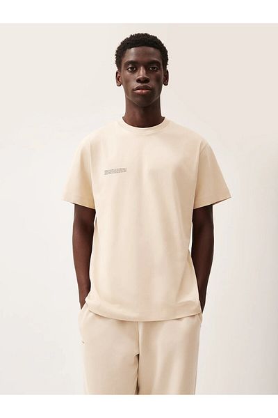 The Champ Clothing Μπλουζάκι Unisex Cream Nature Concept Printed Oversize