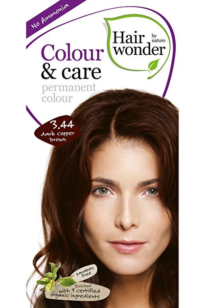 Hairwonder Vopsea de par fara amoniac, Hairwonder, Colour & Care Dark Cooper ...