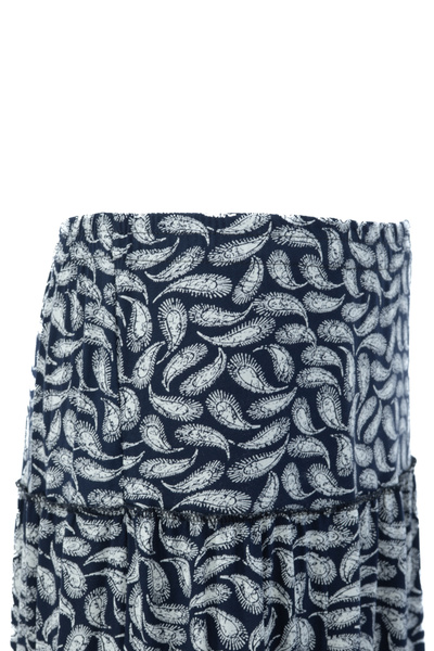 Oppland Kadın Penye Etek Beş Parça Turlu Viskon Kumaş Baharım Model Beli Lastikli Rahat Kesim