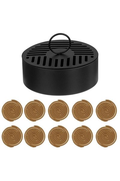 AVA Set 10 spirale Anti-Tantari si Suport Metalic, 15 x 5, 5 cm