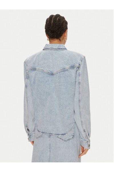 Gestuz Cămașă din denim pentru femei 10909063 albastră