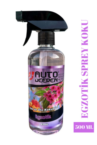 AutoDeepen EGZOTİK Sprey Oda Ve Oto Koku 500 ML Araba Kokusu Oda Kokusu Oto Koku