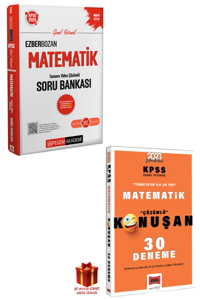 Pegem Akademi Yayıncılık 2026 Pegem KPSS Ezberbozan Matematik Soru Bankası+Ya...
