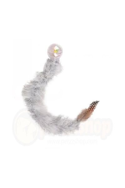 STOREMAX Flamingo kitty feather ball cat toy