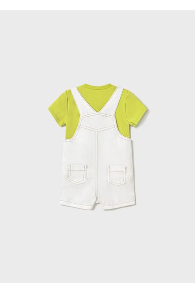 MAYORAL Baby Boy T-Shirt Jumpsuit Suit Cream 1622