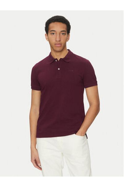 Geox Men's Polo M5511B-T3240 Burgundy