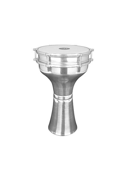 TurboVoice Vatan Vdt104 Darbuka Turkish Drum, Aluminum, Diameter 20.5 Cm, ​​Height 36.5 Cm