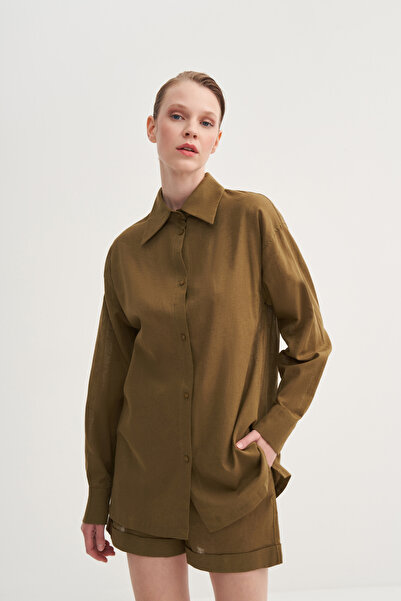 Jorbinol Basic Keten Gömlek