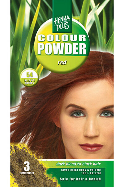Hennaplus Pudra Hennaplus pentru vopsirea parului Red 54, 100 g