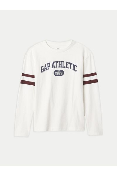 GAP Bluză pentru băieți 490175-01 Alb