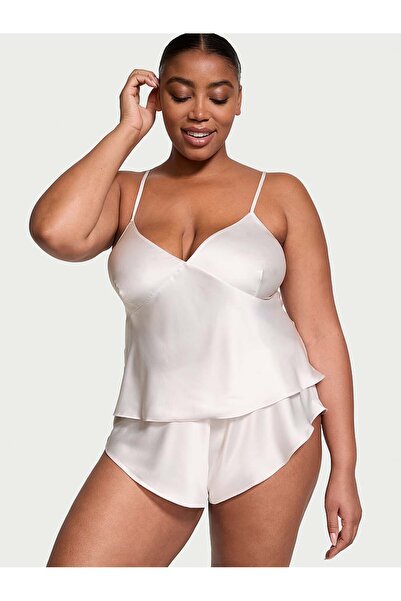Victoria's Secret Saten Atlet Şort Takım